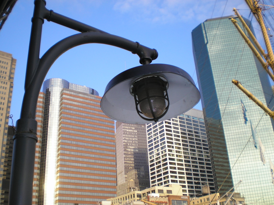 Lamp Post at the South Street Seaport