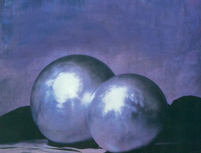 Metal spheres used in Magazine Article