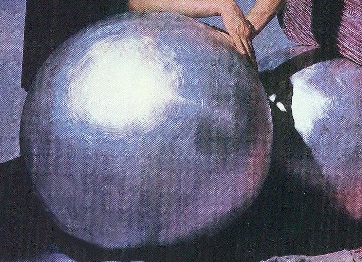 Metal spheres used in Magazine Article